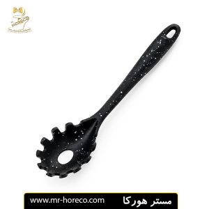 چنگال ماکارونی تمام سیلیکونی مشکی برفکی29 سانت کد 17755 | مستر هورکا